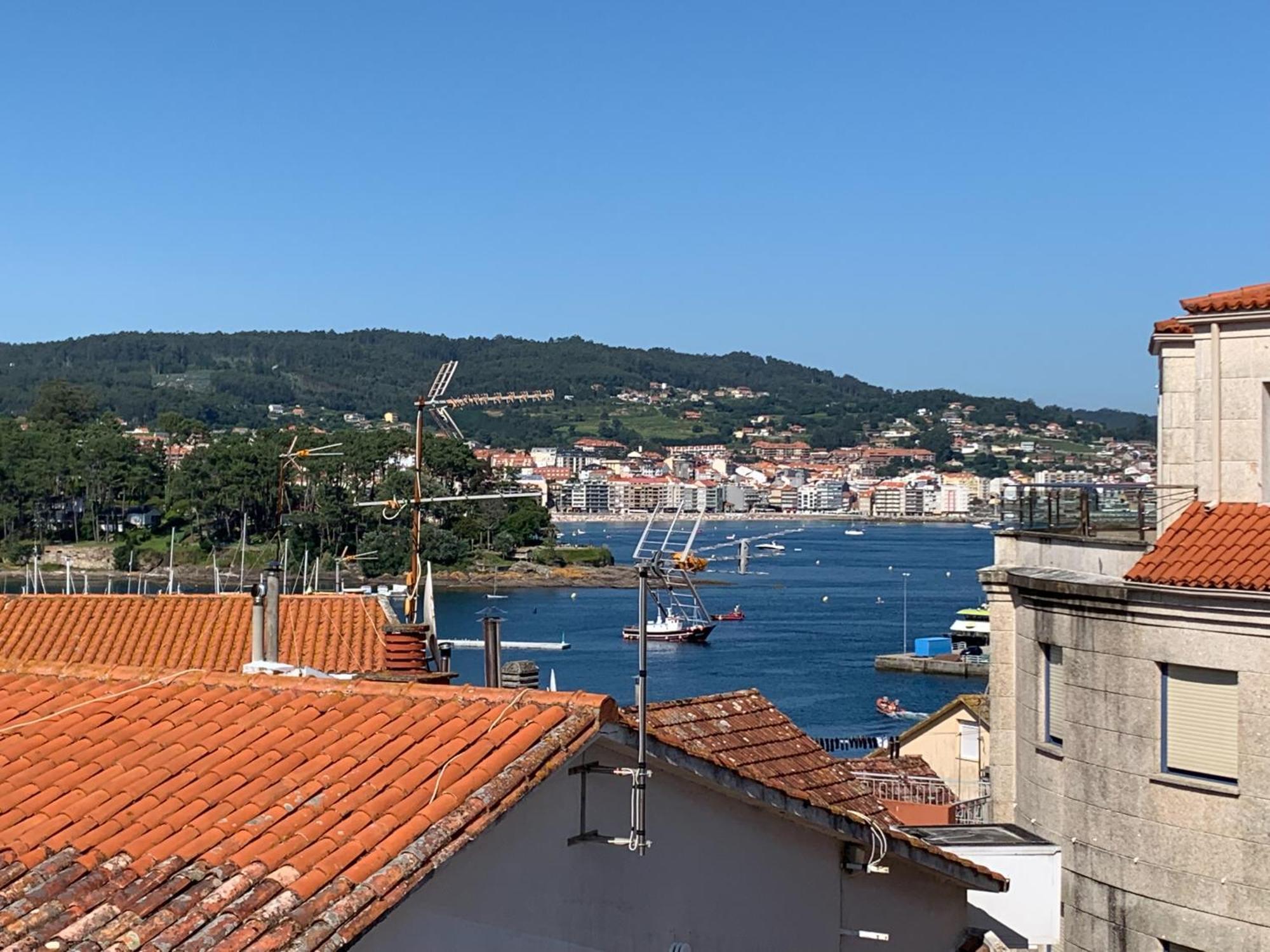 Estudio Con Terraza En La Playa Sanxenxo Esterno foto