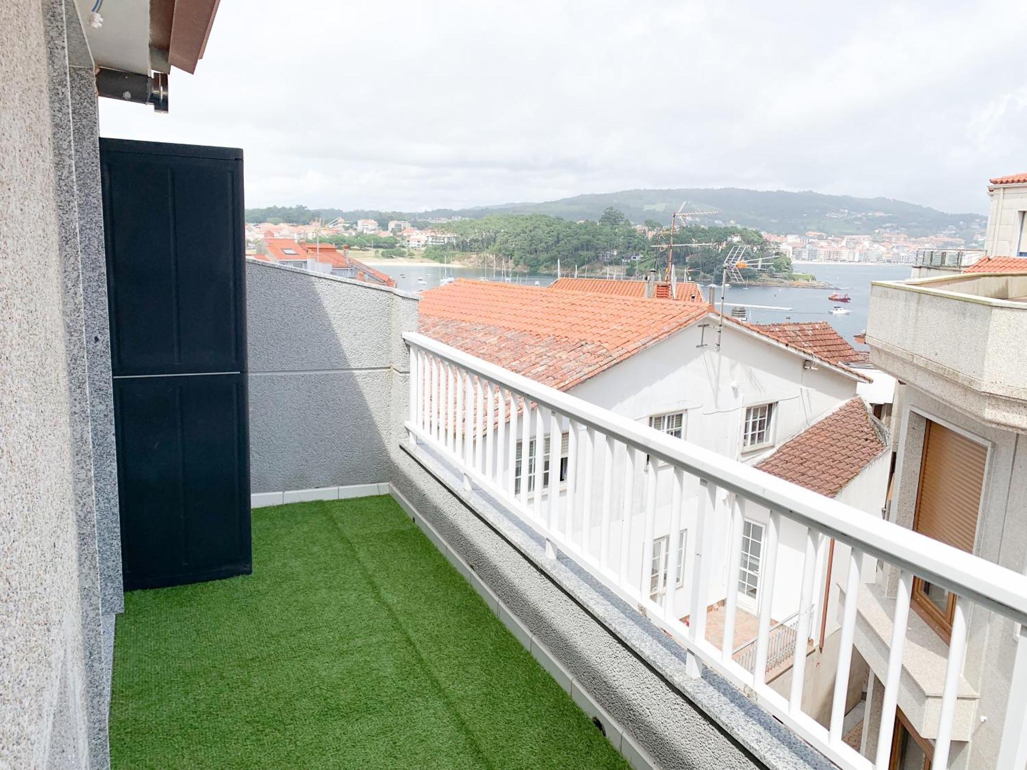 Estudio Con Terraza En La Playa Sanxenxo Esterno foto
